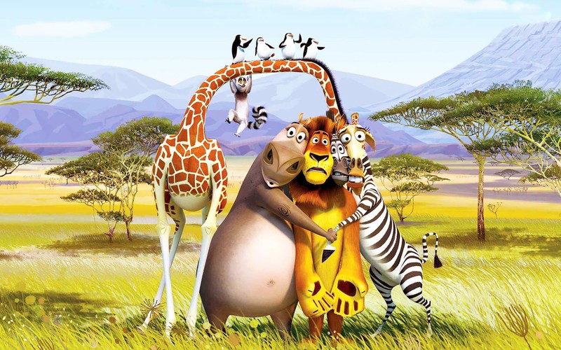 madagascar, movie, cartoons, penguins, animated movies