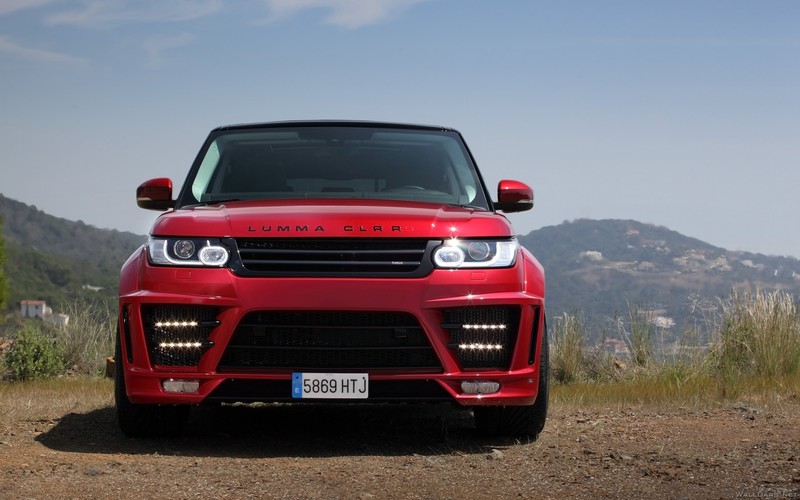 range rover, cars, red