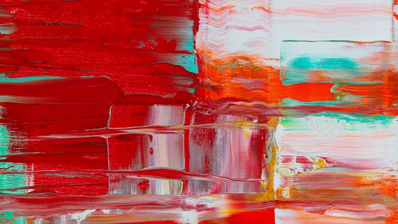 canvas, paint, colorful, smeared, abstraction, 4k