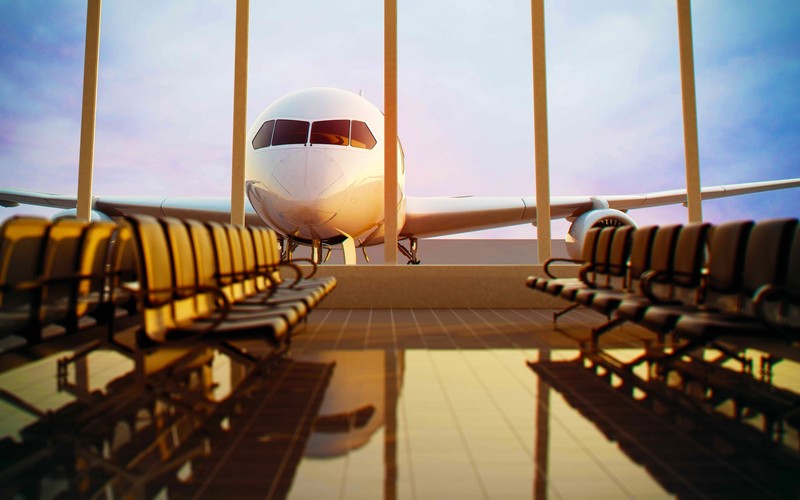 planes, sunlight, reflection