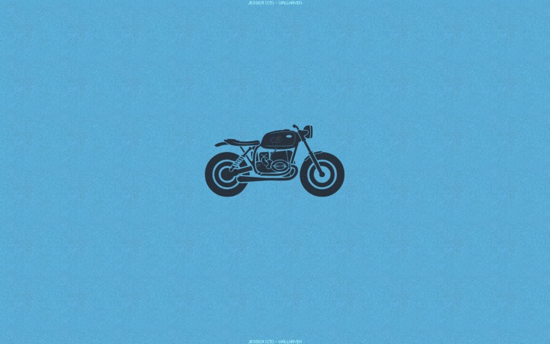 motorcycle, minimalism, artist, digital art