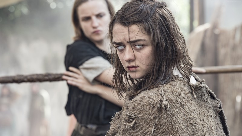 arya stark, game of thrones, tv shows, celebrities
