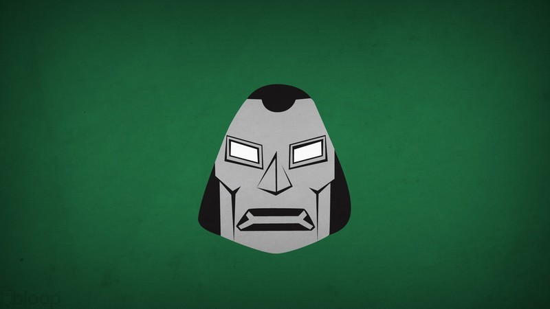 fictional superhero, doctor doom, games, minimalism