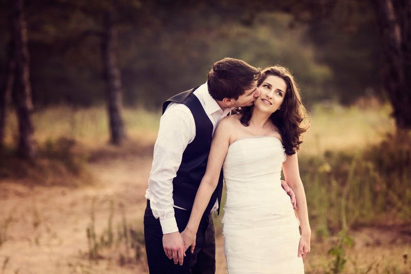 kiss, couple, love
