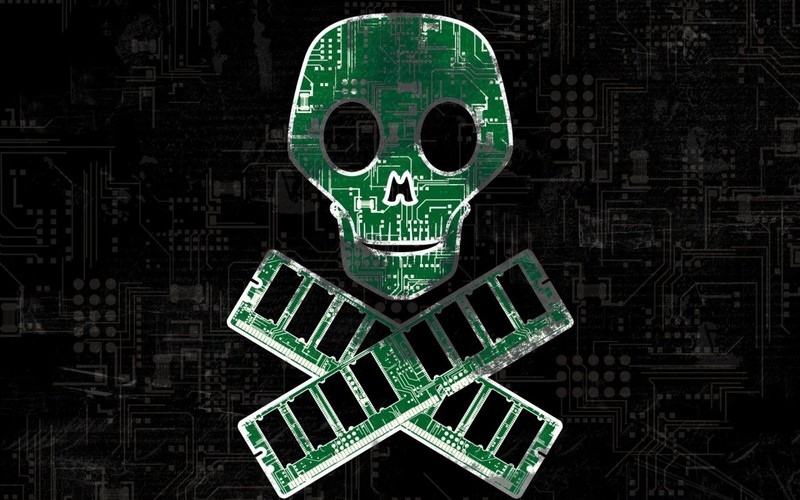danger, skull, computer, ram