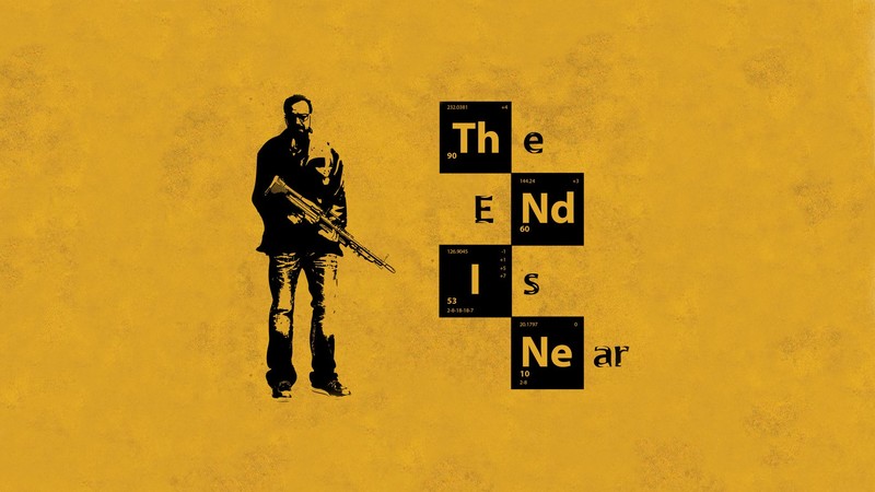 typography, breaking bad, tv shows, minimalism