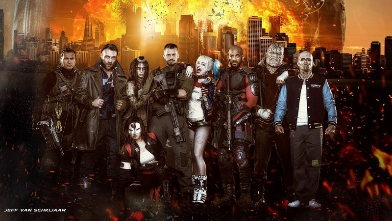 suicide squad, movies, 2016 movies, harley quinn, art