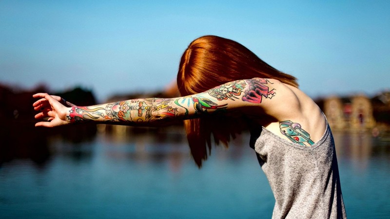 tattoo, girls