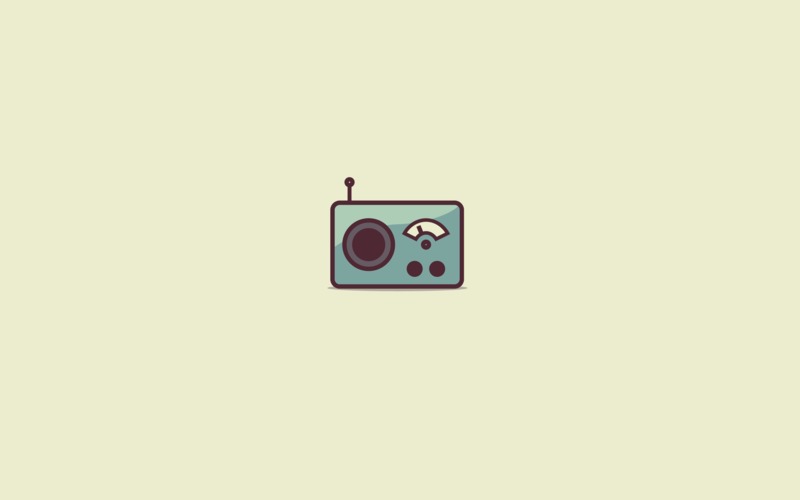 radio, minimalism, artist, digital art