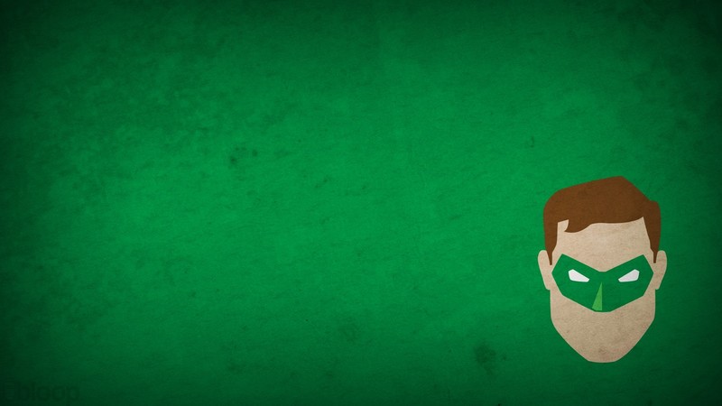 green lantern, super heroes, minimalism, artist