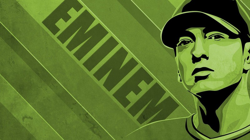 eminem, music, rap, minimalism, artist, green