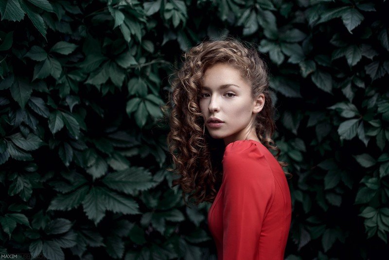 lisa alexanina, girls, model, hairs, curly hairs
