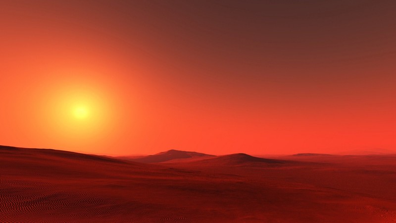 orange, desert, nature