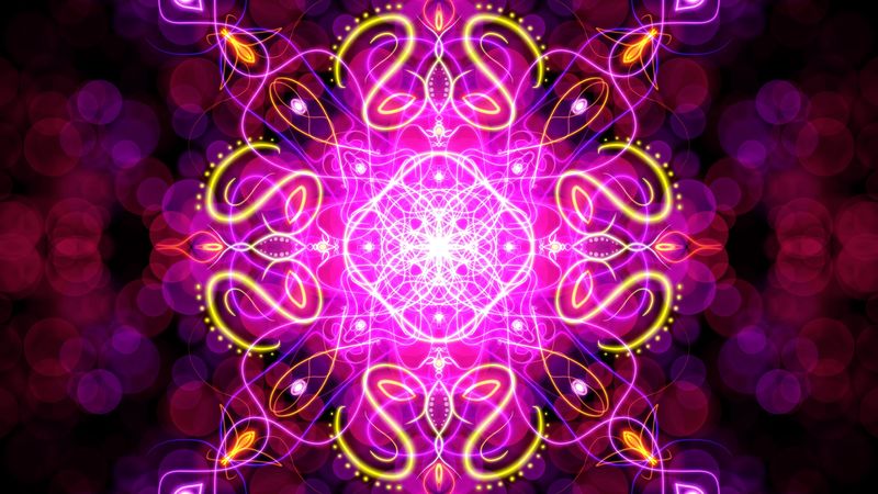 abstraction, lines, tangled, glow, pattern, 4k
