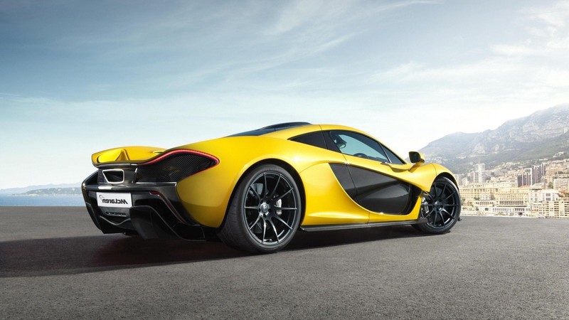 mclaren, mclaren p1, cars, yellow