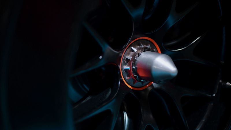wheel, disc, metallic, macro, 4k