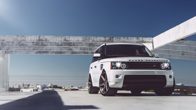 range rover, cars, white