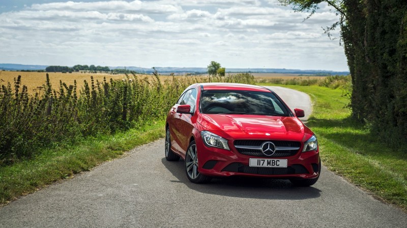 mercedes benz, cars, red