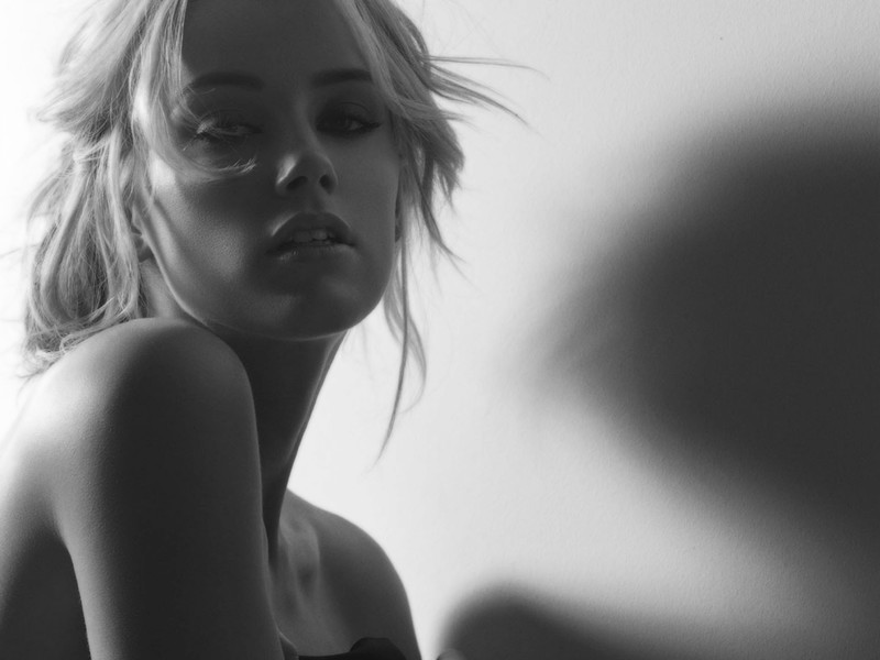 amber heard, celebrities, girls, monochrome, black and white