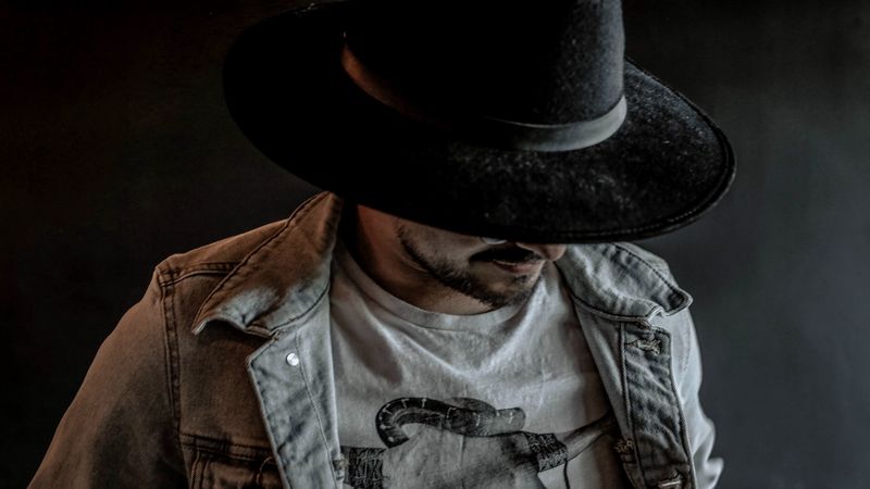 man, hat, black, style, 4k