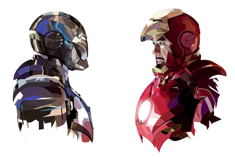 iron man, artist, digital art