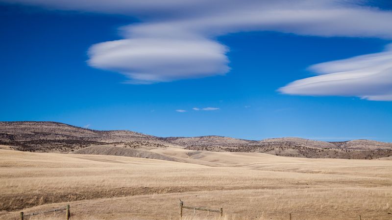 field, hills, clouds, landscape, nature, 4k