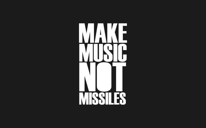 music, typography