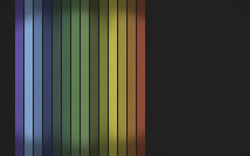 stripes, rainbow, abstract, simple background