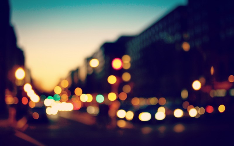 city, blur, photography