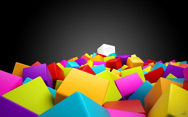 3d, cube