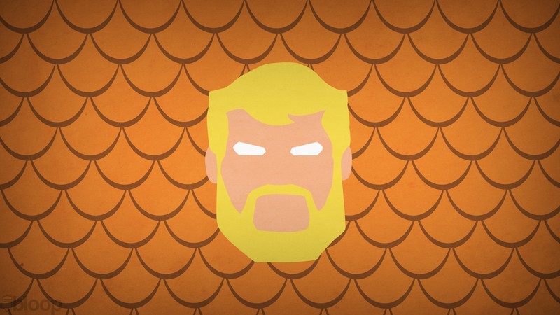 aquaman, minimalism, super heroes