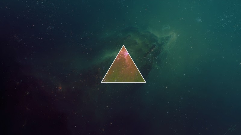 triangle, galaxy, artist