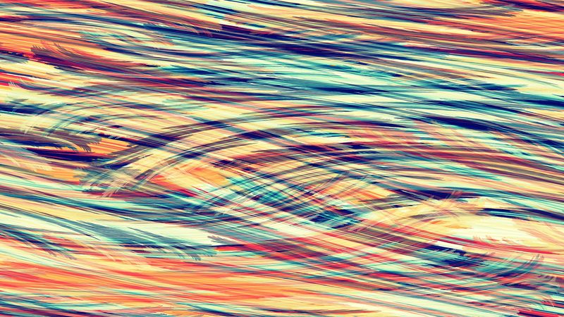 brushstrokes, stripes, colorful, abstraction, 4k