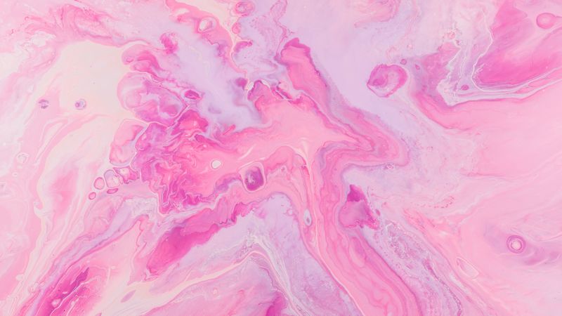 stains, liquid, pink, abstraction, texture, 4k