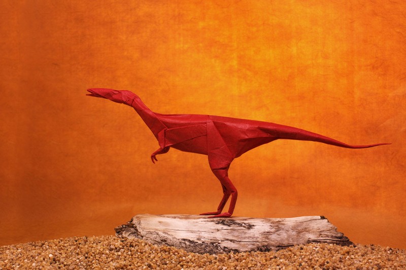 dinosaur, origami, creative