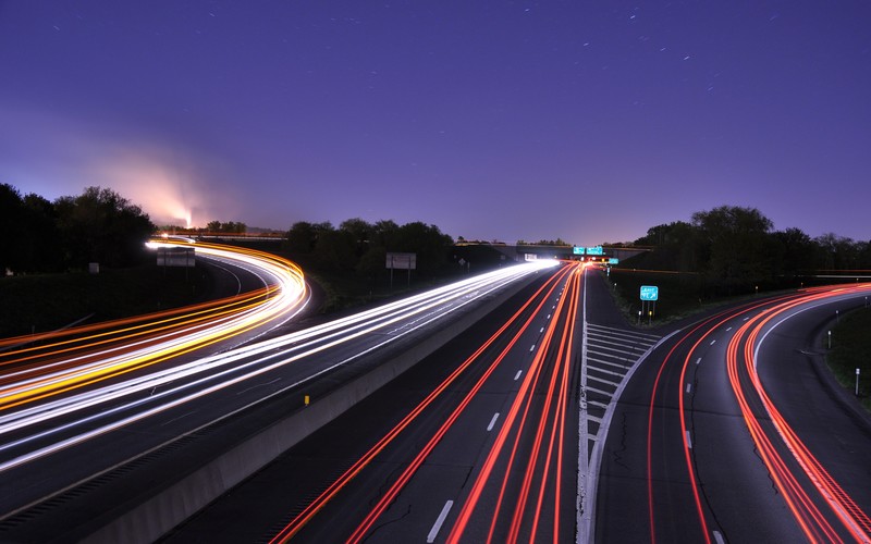 road, lights, photography