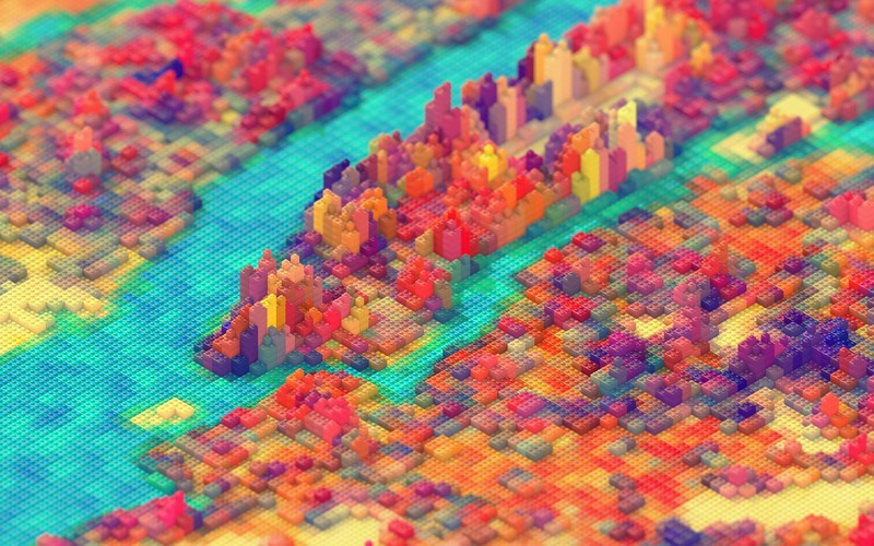 lego, abstract, art, digital art