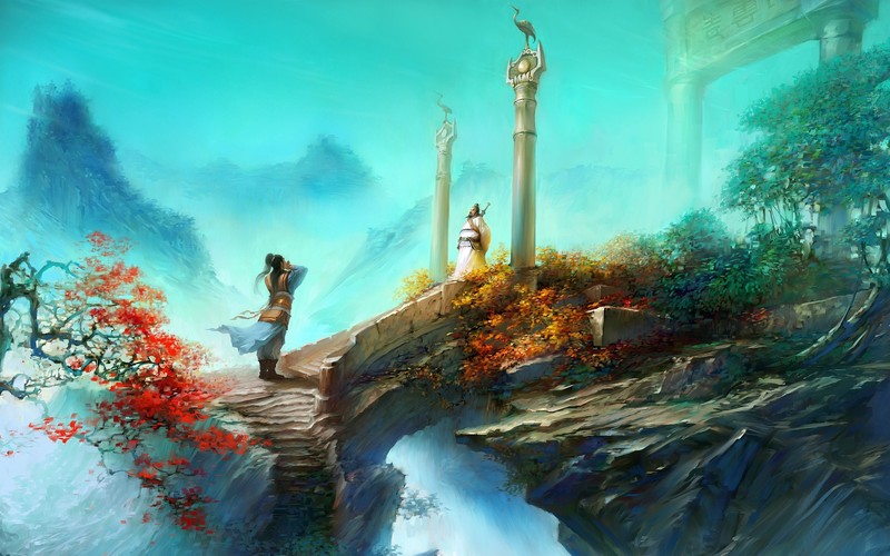 temple, artist, digital art