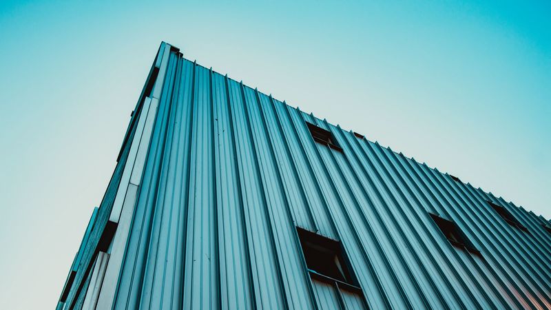 building, facade, corner, 4k