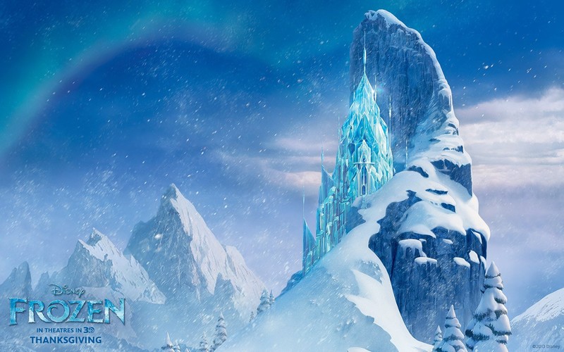 ice, castle, movies, frozen, animated movies, hd