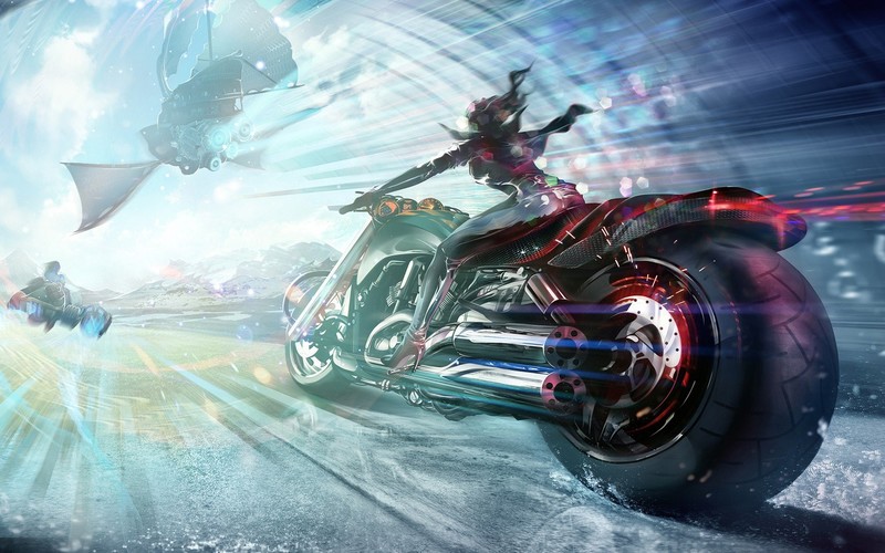 hd, bike, fantasy girls