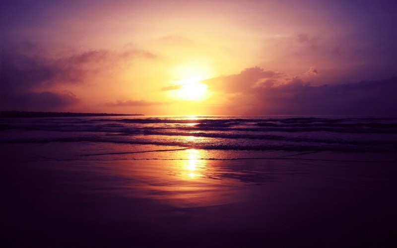 nature, sunset, beach