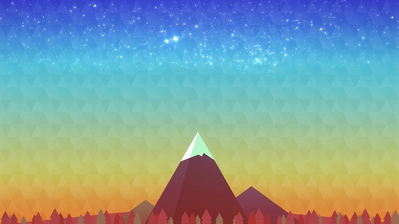 minimalism, mountain, peak, artist