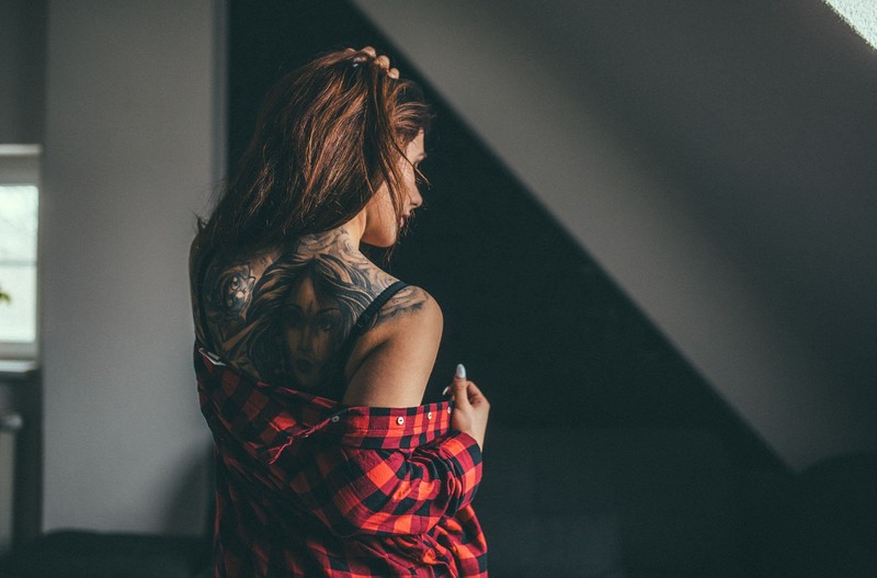 tattoos, girls