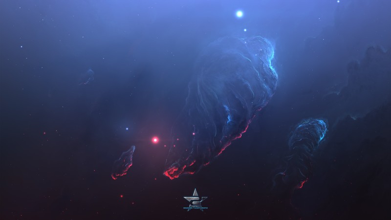 galaxy, stars, digital universe