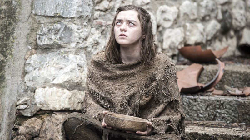 arya stark, game of thrones, tv shows, celebrities