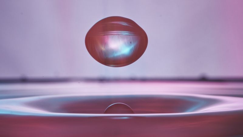drop, macro, water, splash, 4k