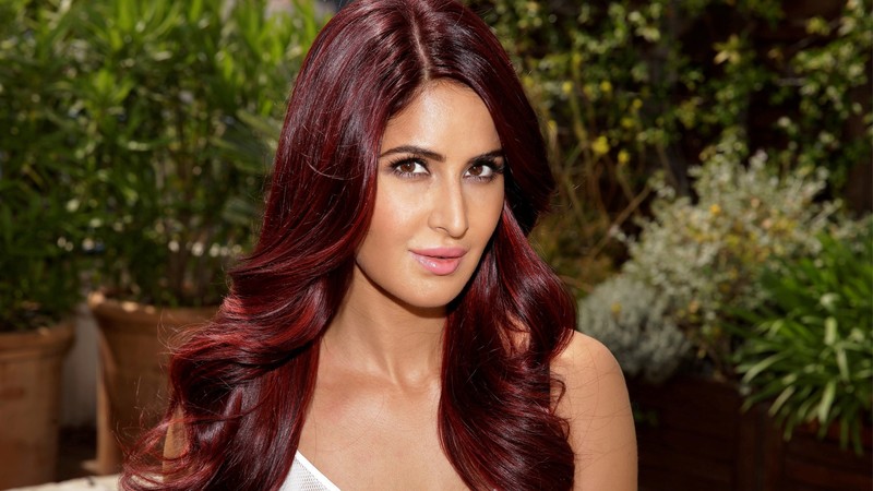 katrina kaif, indian movies, indian celebrities, girls, desi girls, red, hairs