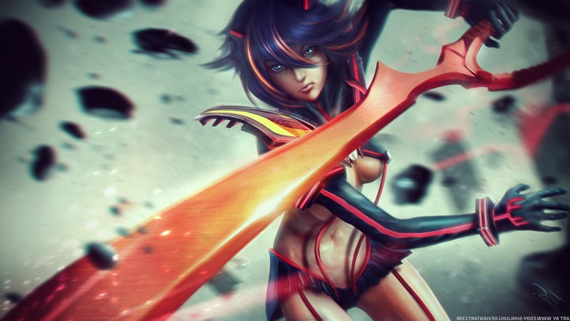 kill la kill, anime, fantasy girls, girls, hd, 4k