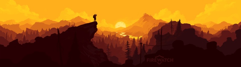 firewatch, games, artist, digital art, ps games, pc games